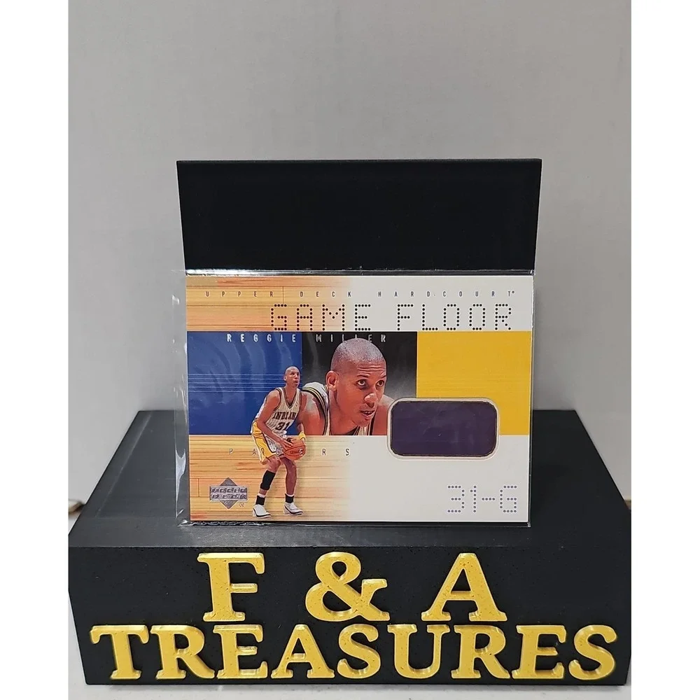 2000-01 Upper Deck Hardcourt - Game Floor Reggie Miller #RG-F (MEM)